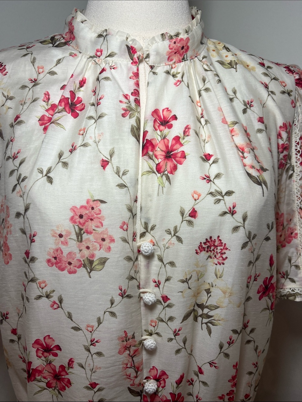 Jessie Button-Down Floral Print Midi Dress - Picture 8 of 17